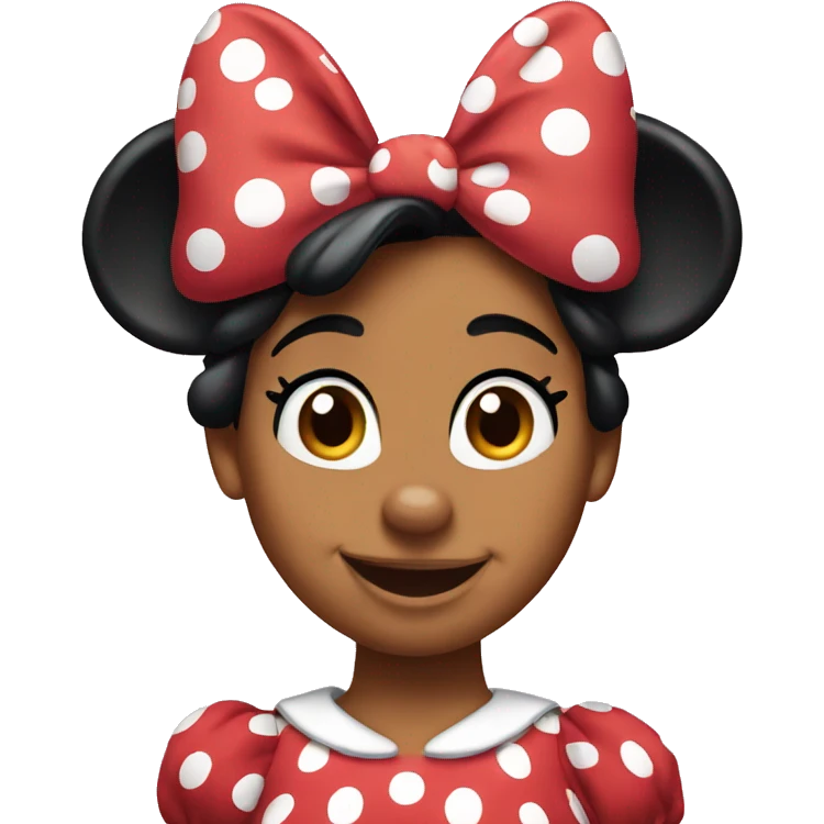 Minnie mouse emoji