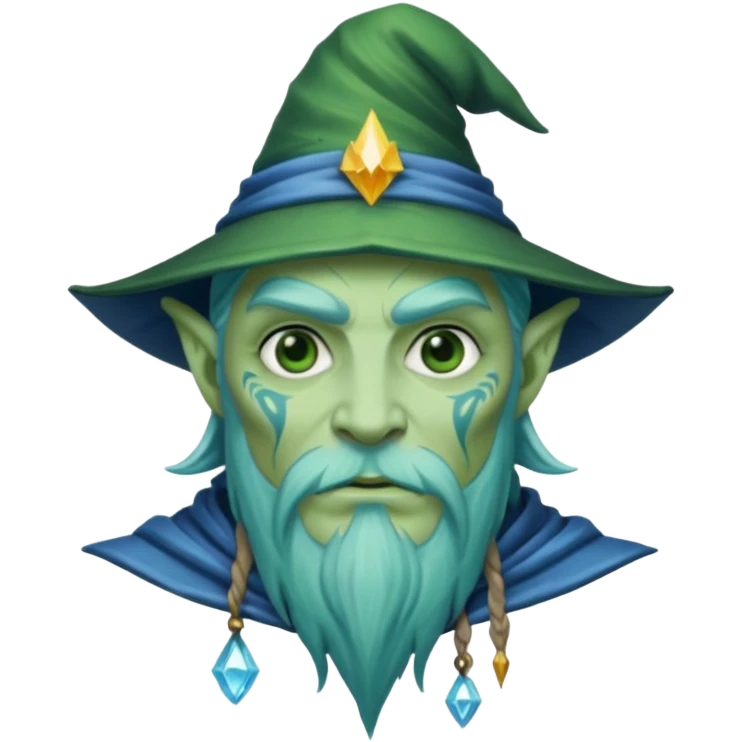 Frost wizard green tattooing emoji