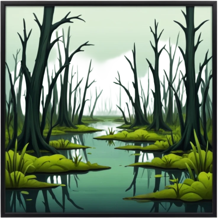 horror swamp emoji