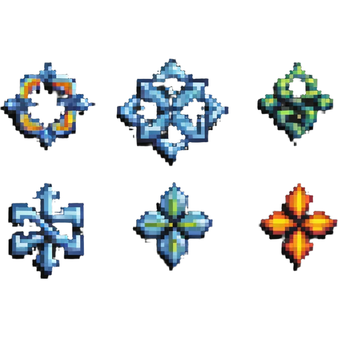 four elements symbols emoji