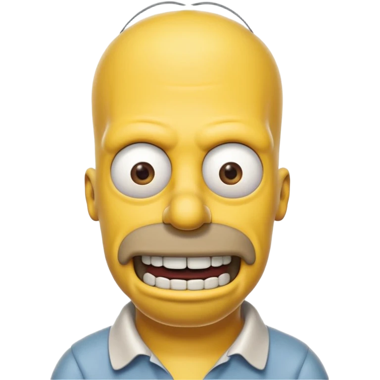 Homer Simpson  creepy emoji