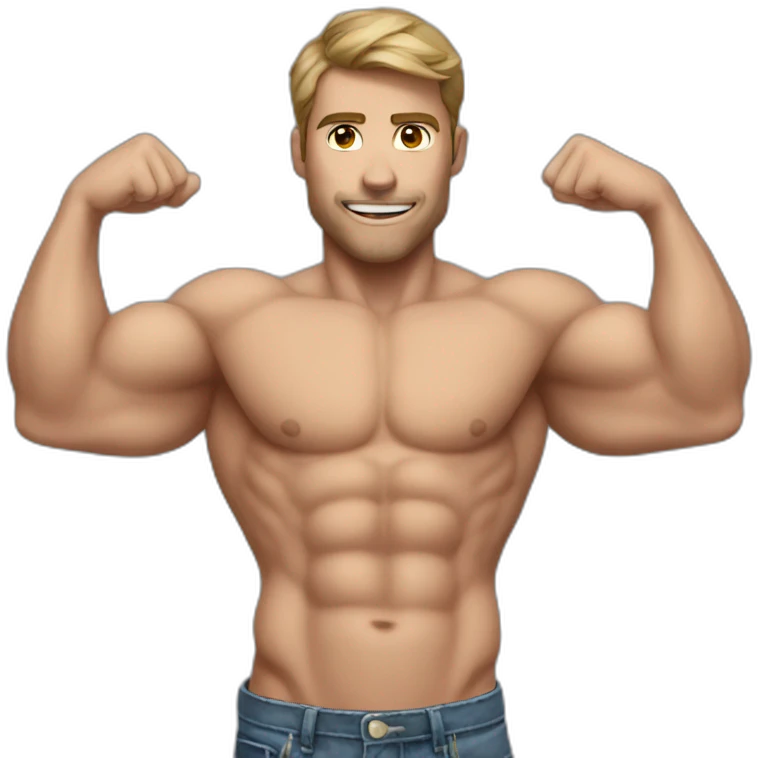 uff Sean Strickland flexing emoji