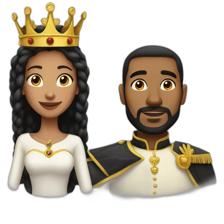 king and anna emoji