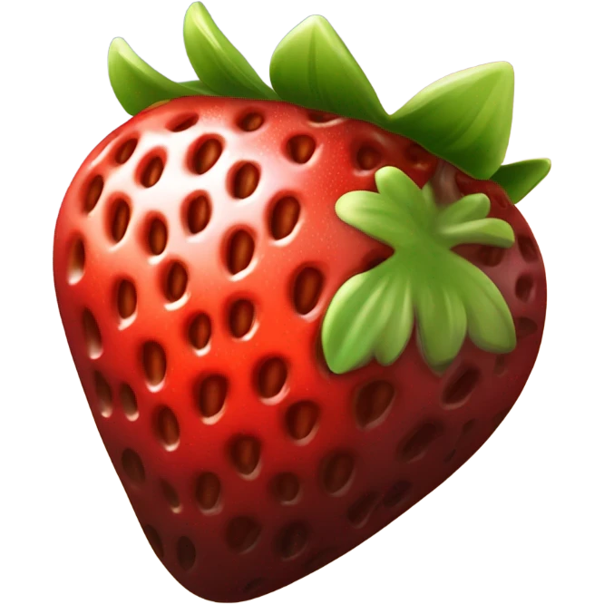 strawberry with chocolate  emoji