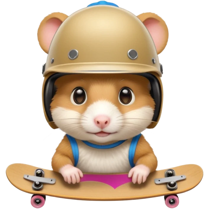 skater hamster emoji