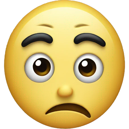 A smiley that looks utterly disgusted. emoji