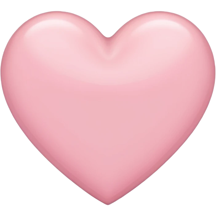 Light Pink heart emoji