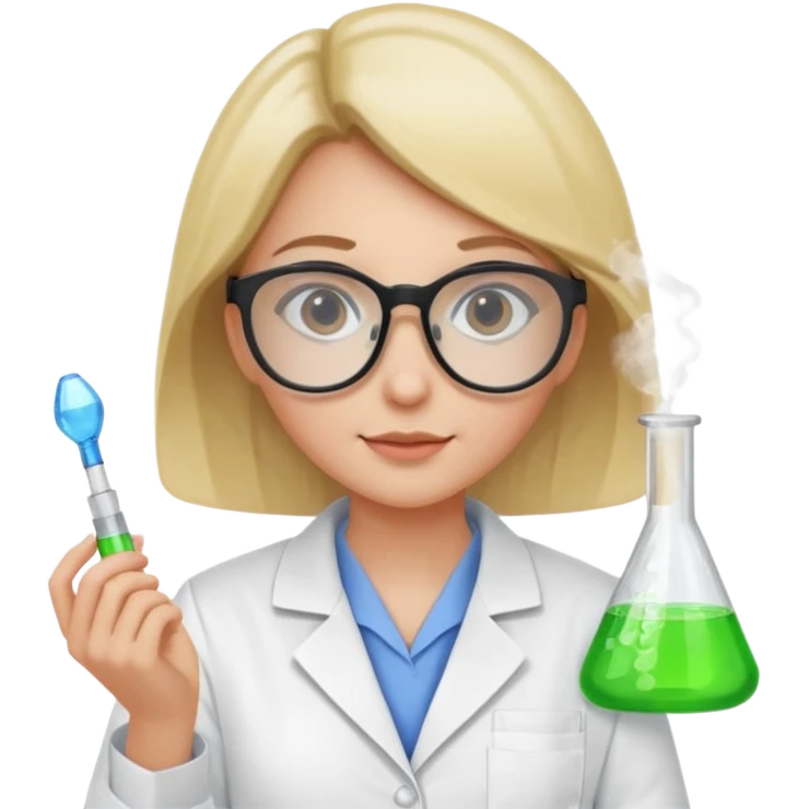Laboratory girl emoji