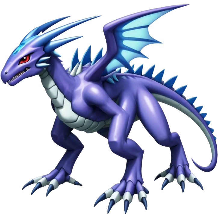  Cool Edgy Shiny Godly Ethereal Digimon-Genesect-Dialga-Reptile-hybrid full body emoji
