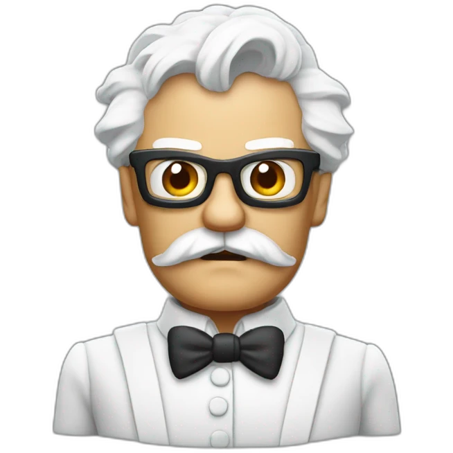 angry colonel sanders emoji