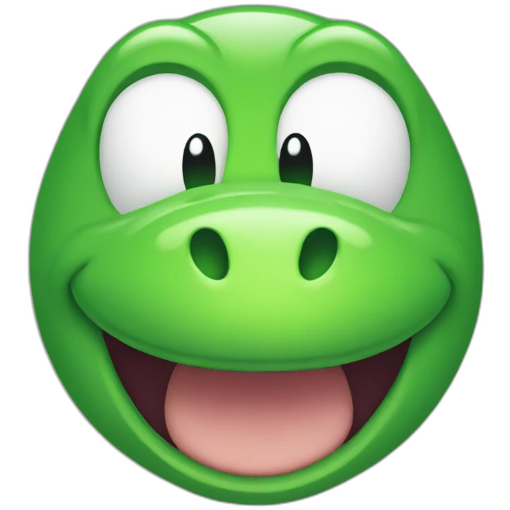 yoshi smiling face emoji