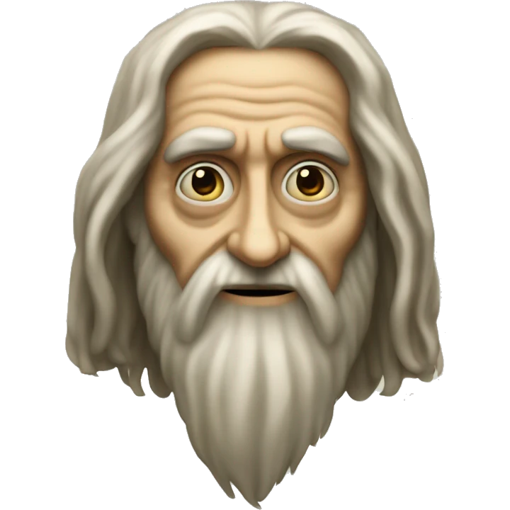 leonardo da vinci by tim burton emoji