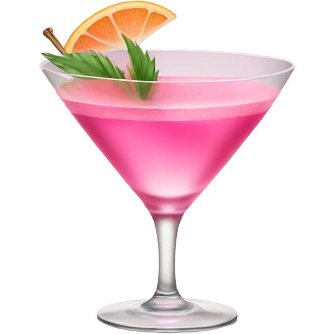 Cocktail pink emoji
