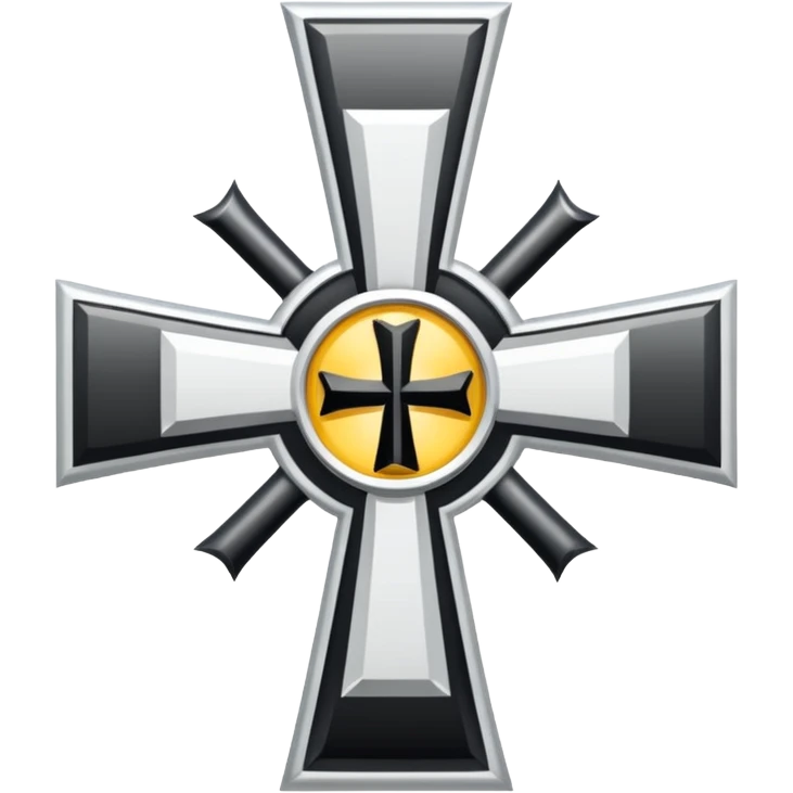 Teutonic Order cross emoji