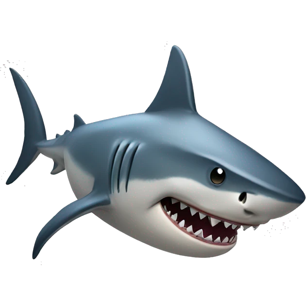 Shark with tophat emoji