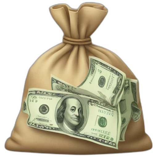 bag of dollars emoji