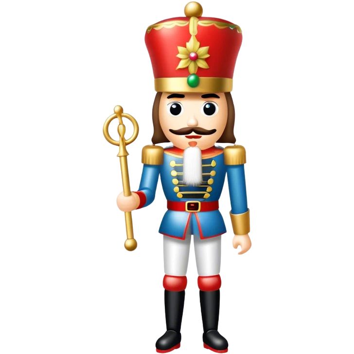Christmas nutcracker emoji