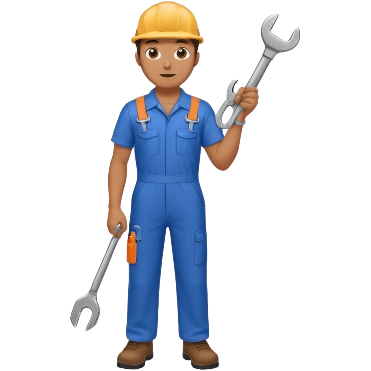 mechanic full body emoji