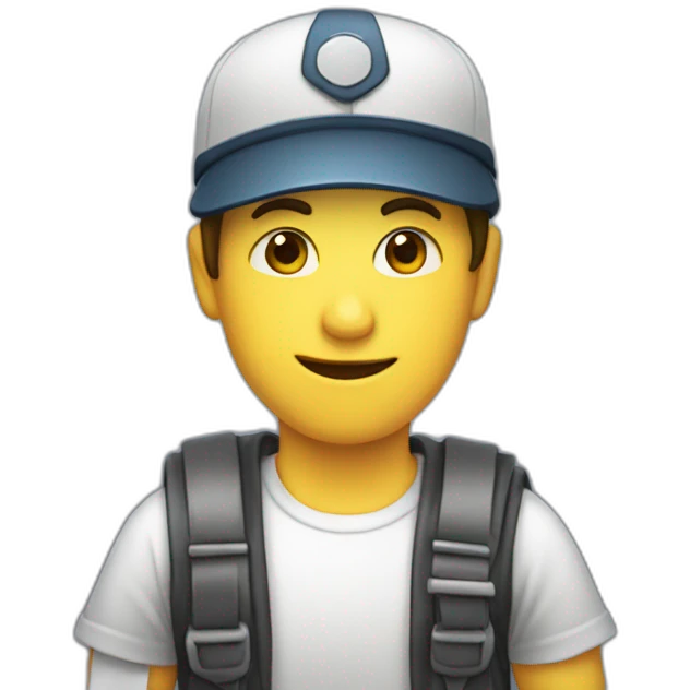 Card boy scaut emoji
