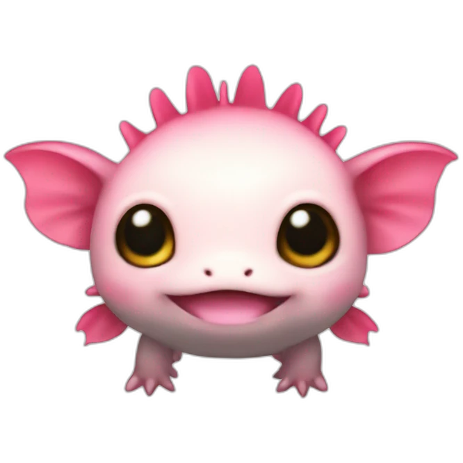 Axolotl chibi emoji