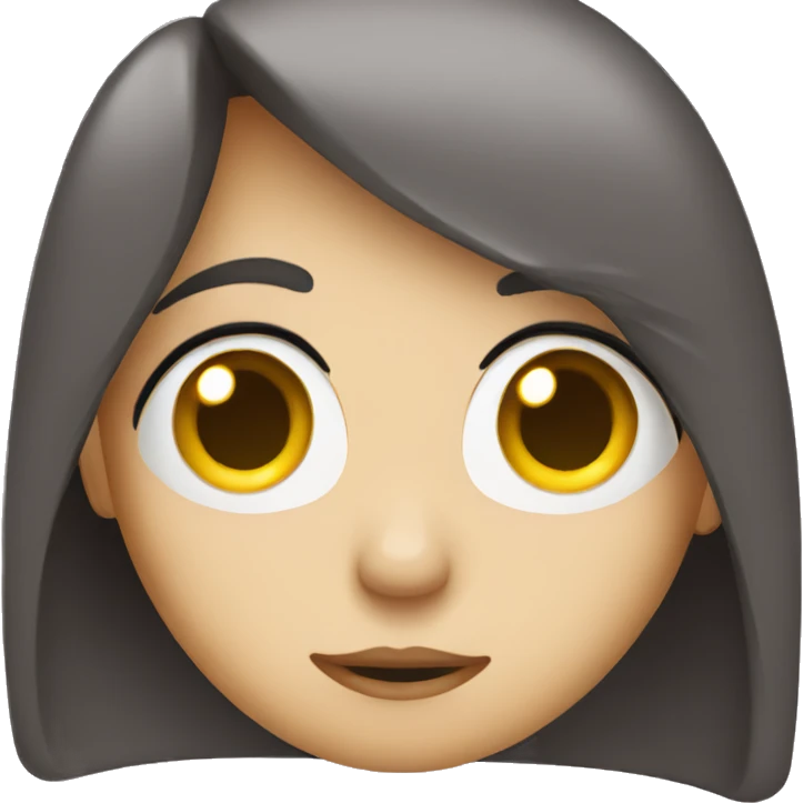 Shy face emoji