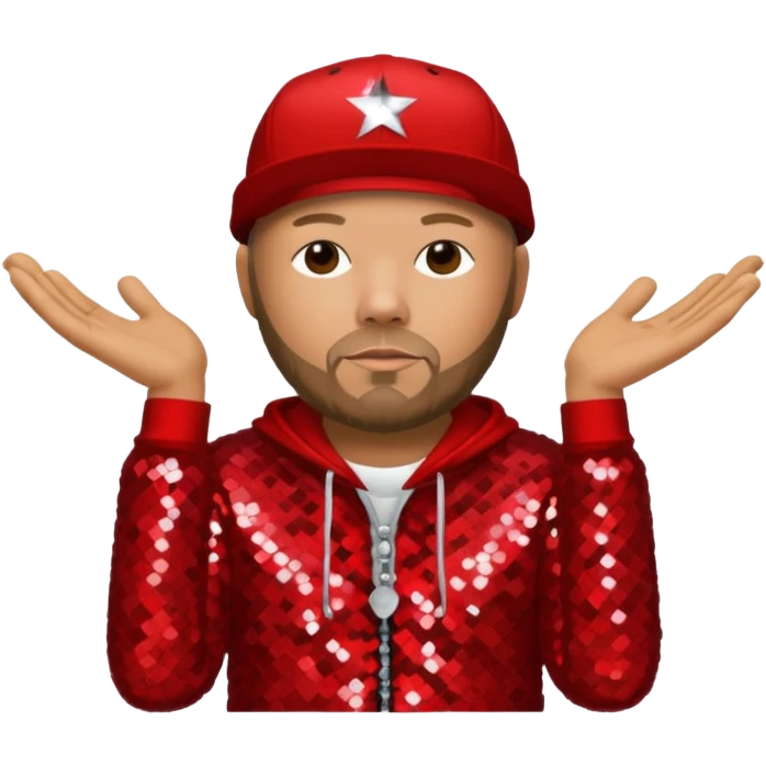 Fred Durst with red sequin outfit emoji
