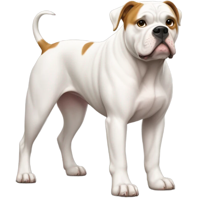 American bulldog  emoji
