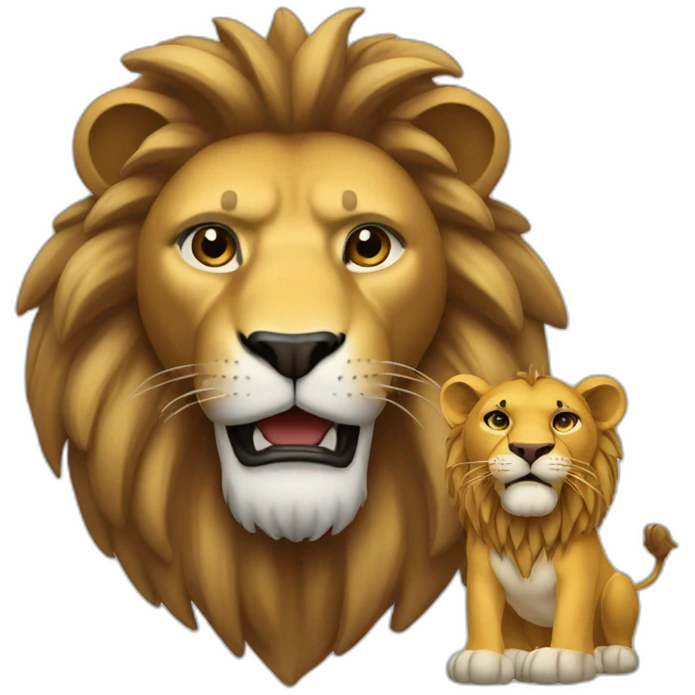 Ademo from PNL with a Lion emoji