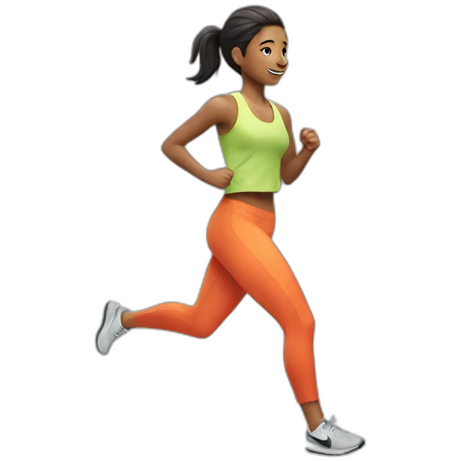 Nike jogging emoji