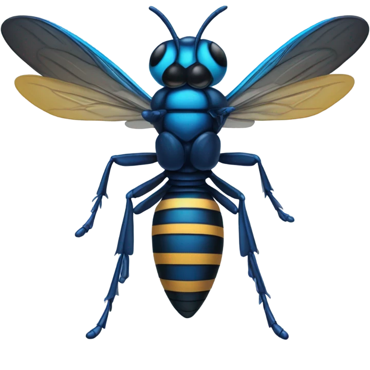 Blue hornet  emoji