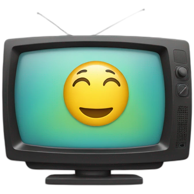 Fernseher mit Konsole emoji