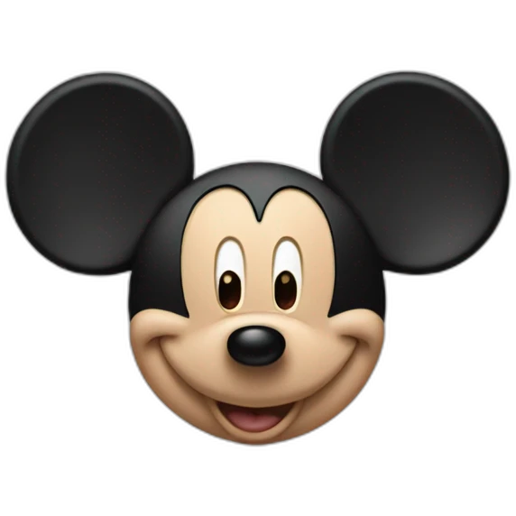 realistic Mickey Mouse emoji
