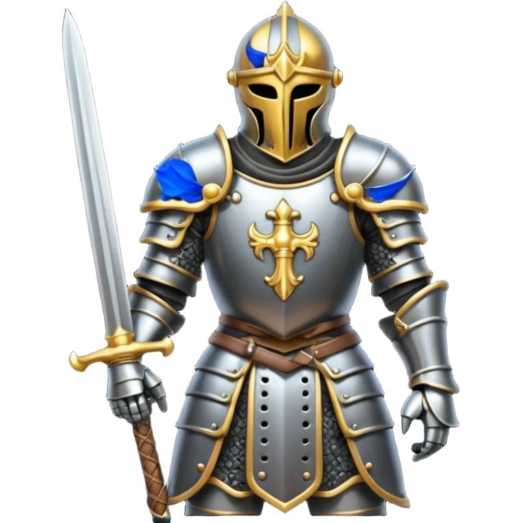 Headless Knight with Sword emoji
