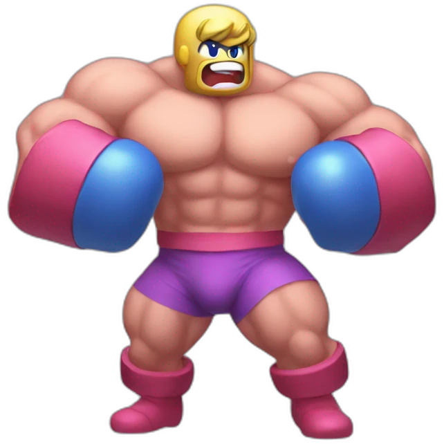 Kirby muscles  emoji