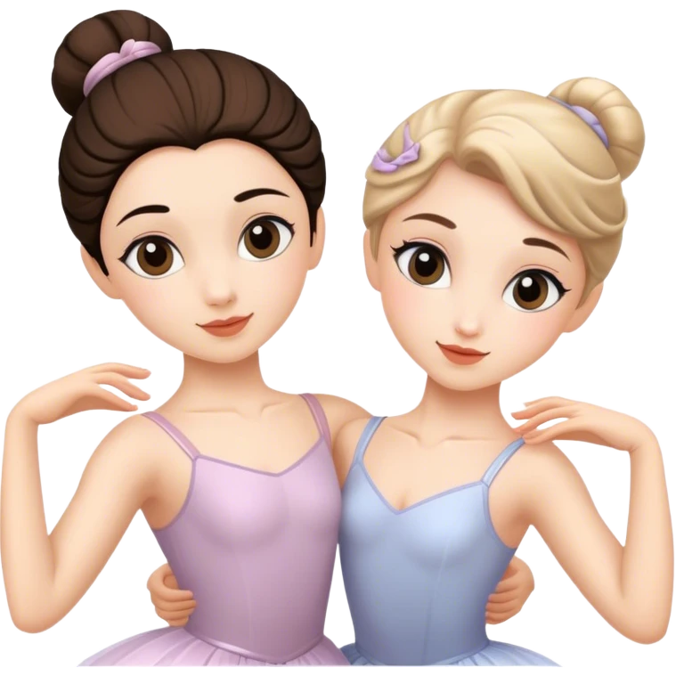 Ballet sisters emoji