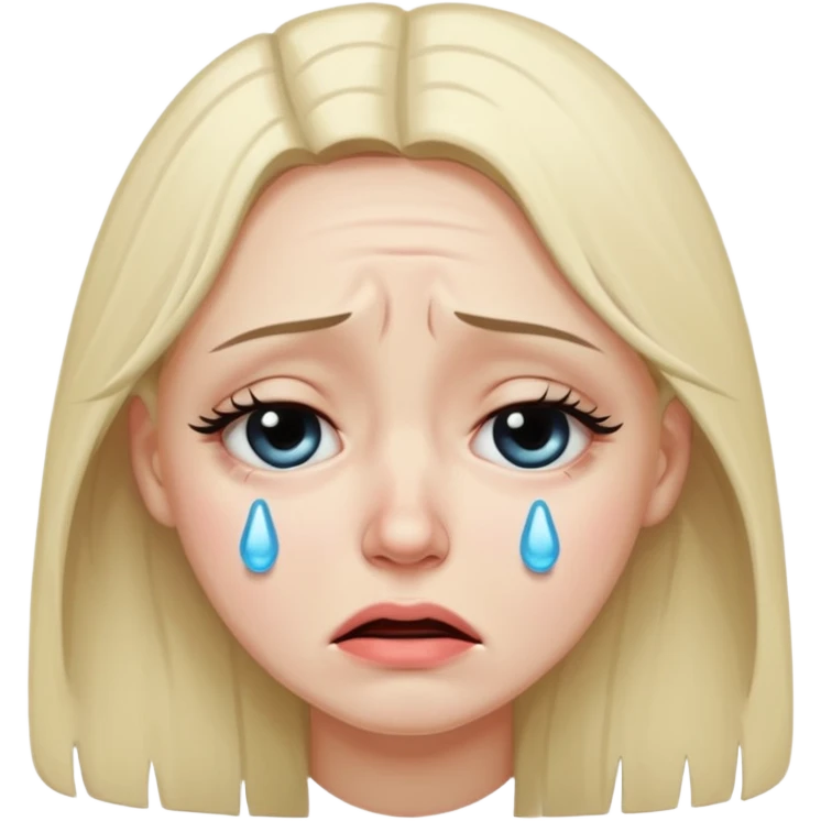 crying woman emoji