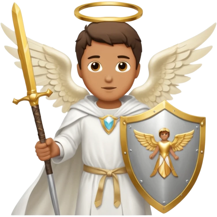 - 🛡️ Shield – symbolizing protection
- ⚔️ Sword – representing spiritual warfare
- 👼 Angel – the heavenly messenger
- ✨ Sparkles – highlighting his glory emoji