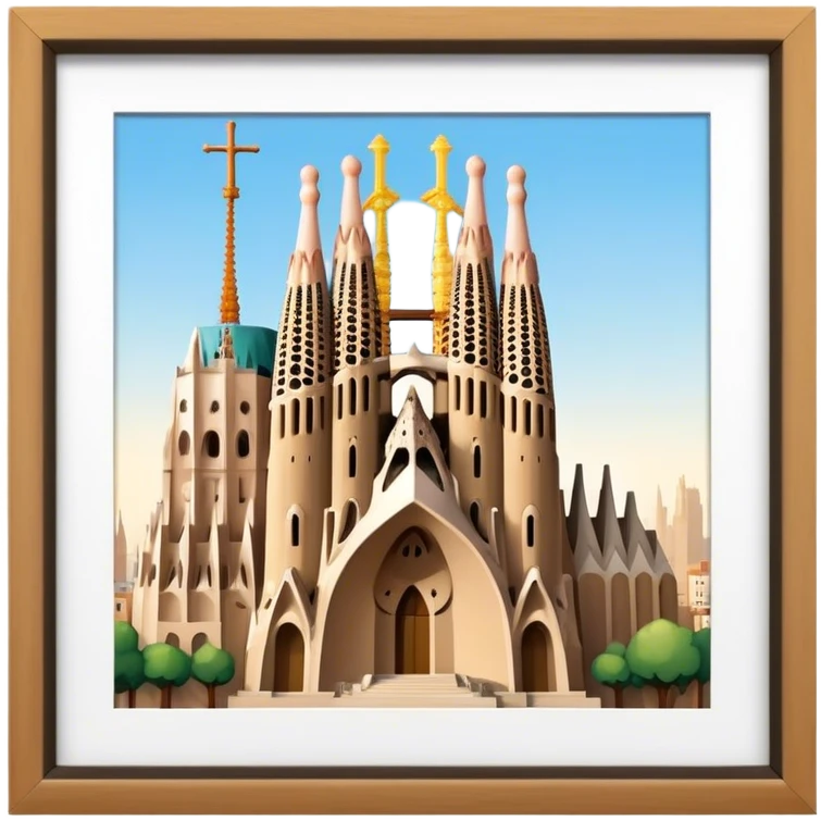 Sagrada familia emoji