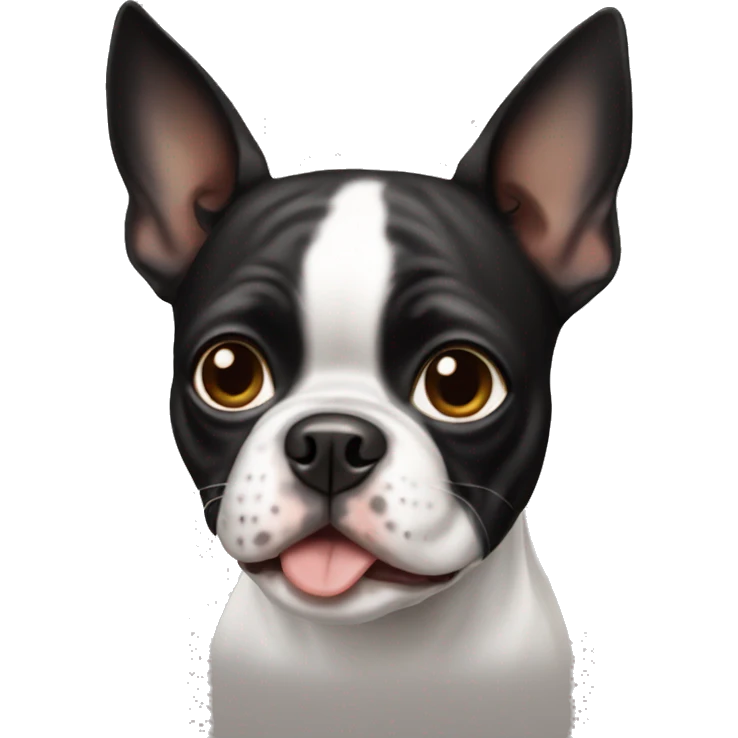 Dog Boston Terrier emoji