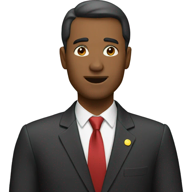 man giving a speech emoji