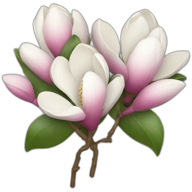 Magnolia bouquet emoji
