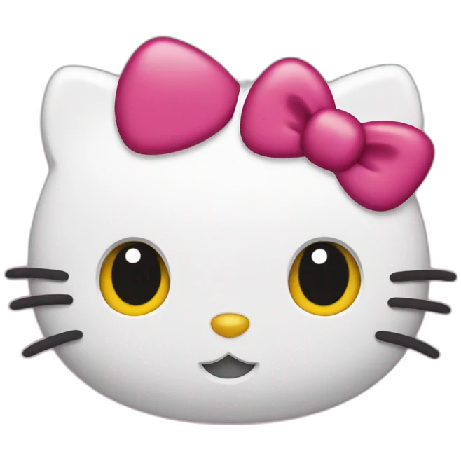 Hello kitty emoji