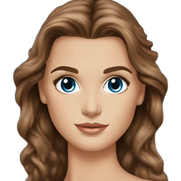 Brooke Shields young blue eyes emoji