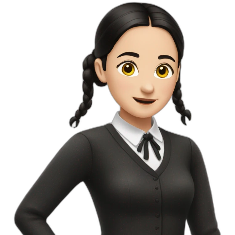 Wednesday-Adams-dancing emoji