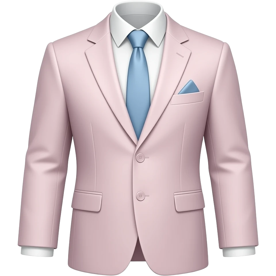 vestido y traje en tonos pasteles emoji