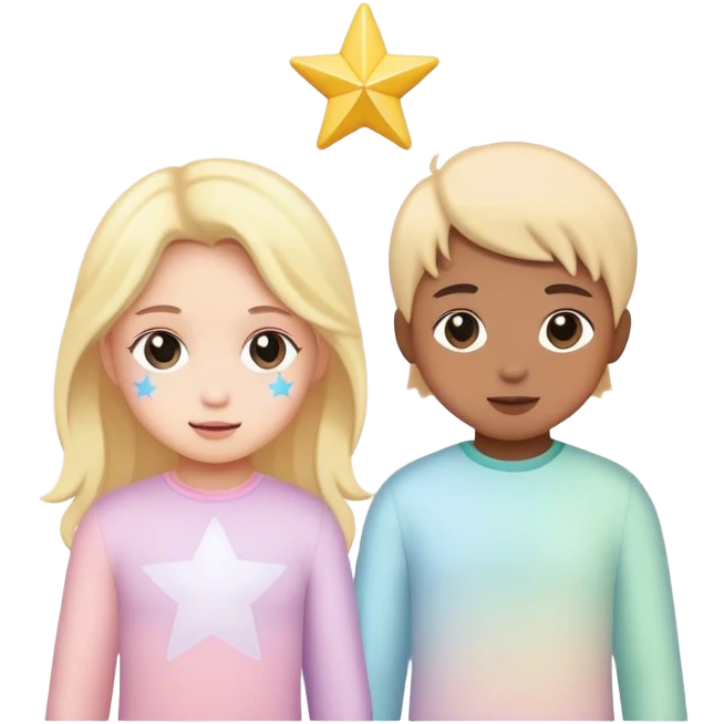pastel kids star emoji