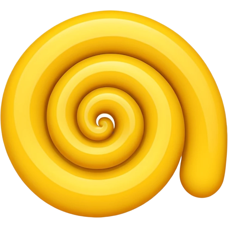 Yellow swirl emoji
