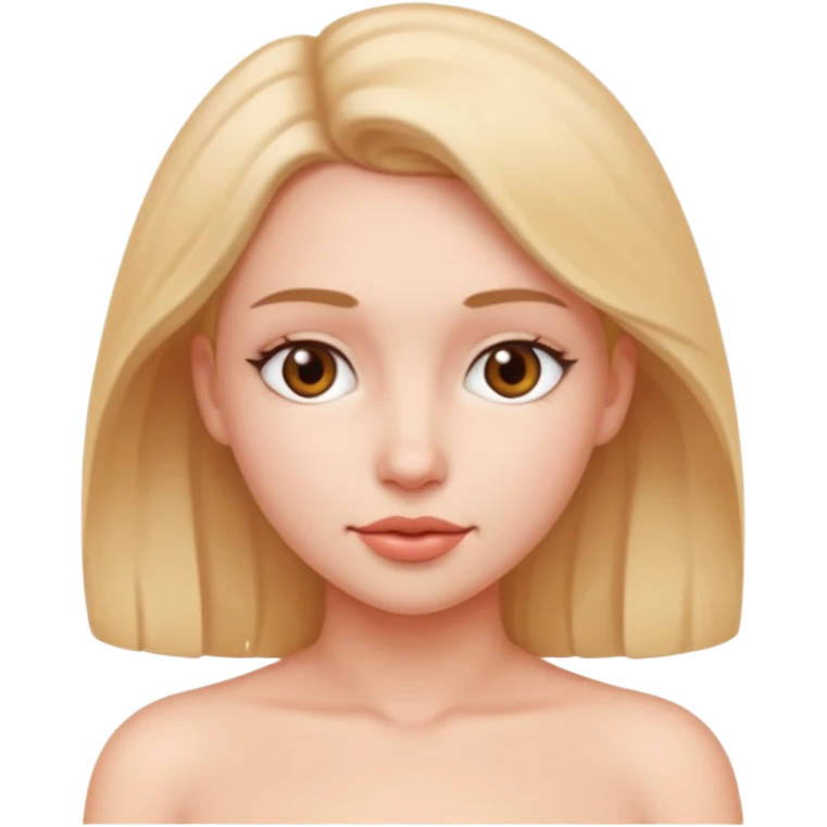 Woman with large nude breasts emoji