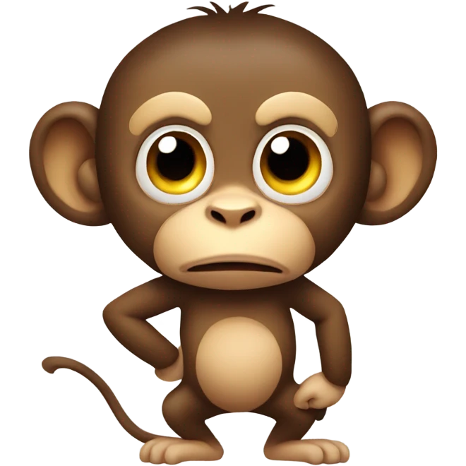 farting monkey emoji