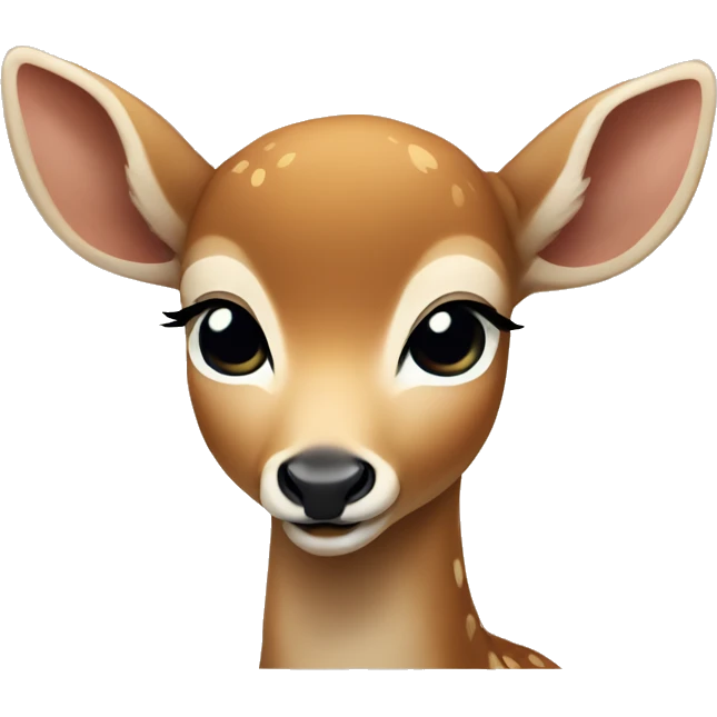 baby deer with closed eyes emoji